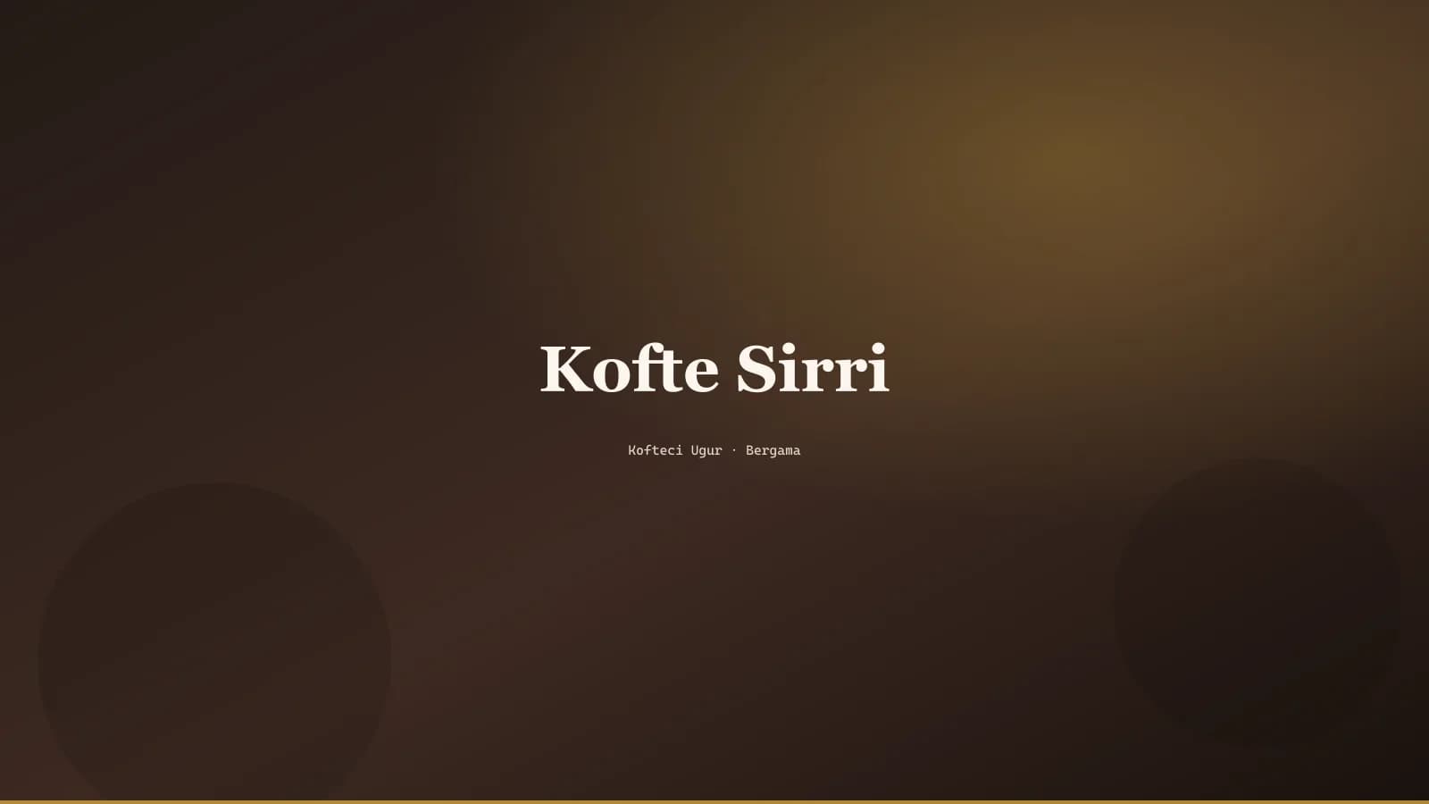 Köfte hazırlığı