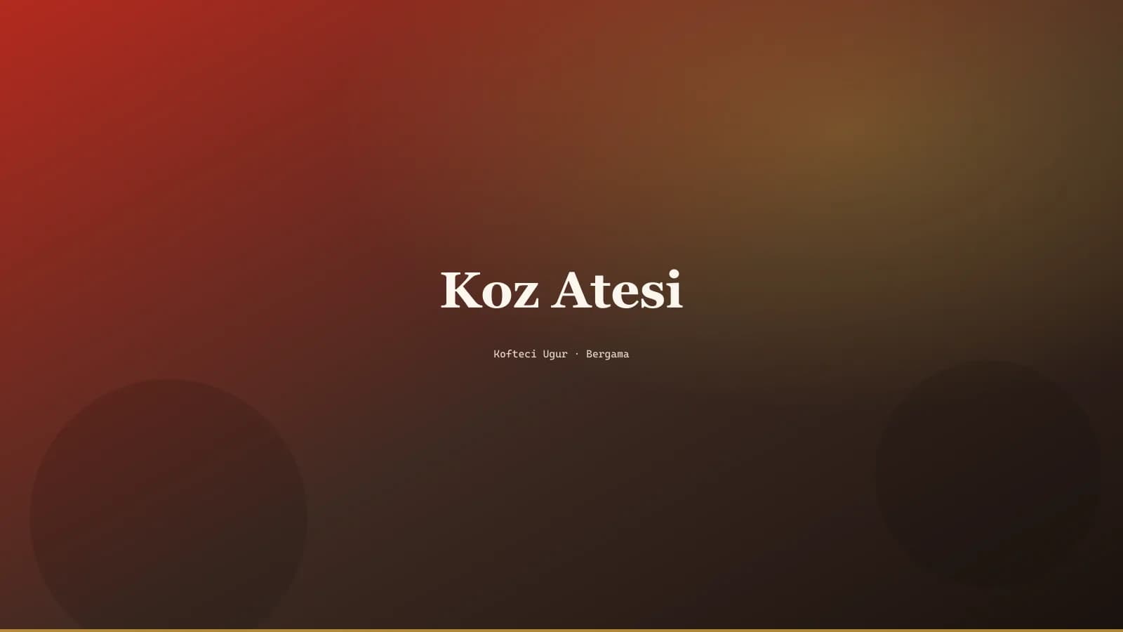 Köz ateşi